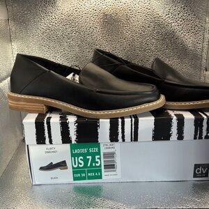 DV by Dolce Vita Black and Tan Women's Loafers